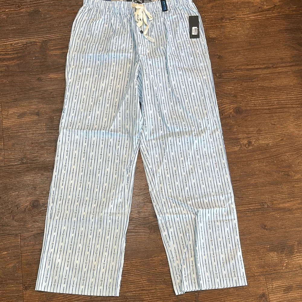 Nwt. Kenneth Cole pant Striped Blue Pajama